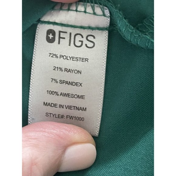 Figs Tops Figs Women Xs Catarina Onepocket Scrub Top Emerald Green